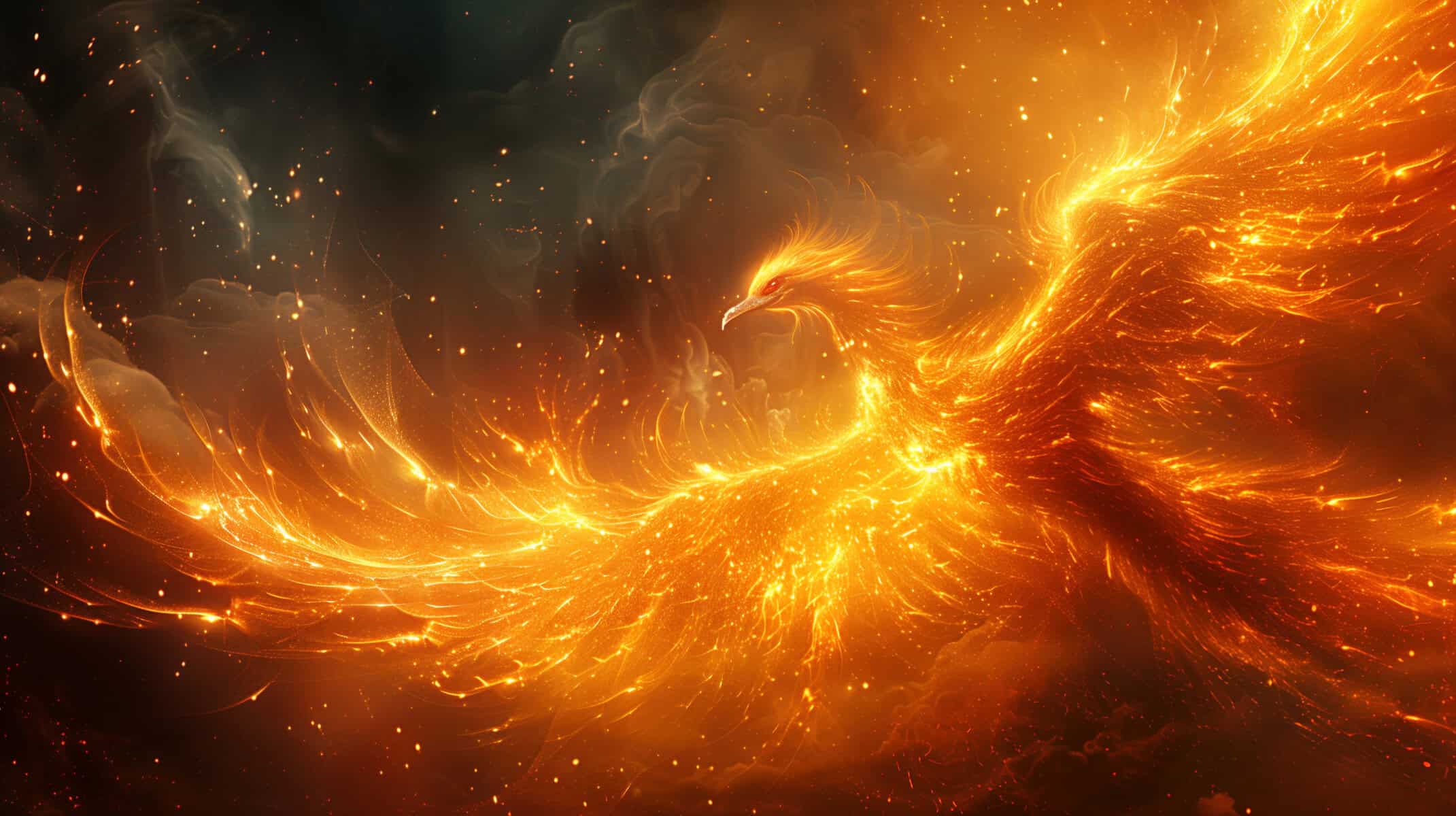 resurrection-as-rebirth-phoenix-burning-fire-new-life-transformation.jpg Magnificent phoenix bird exploding from flames in powerful resurrection and rebirth, wings spread wide against dark background with fire and sparks erupting