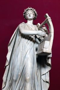 Apollo teaching the lyre - overcoming fear with divine help through divine instruction in dreams, the moment of recognition and calling